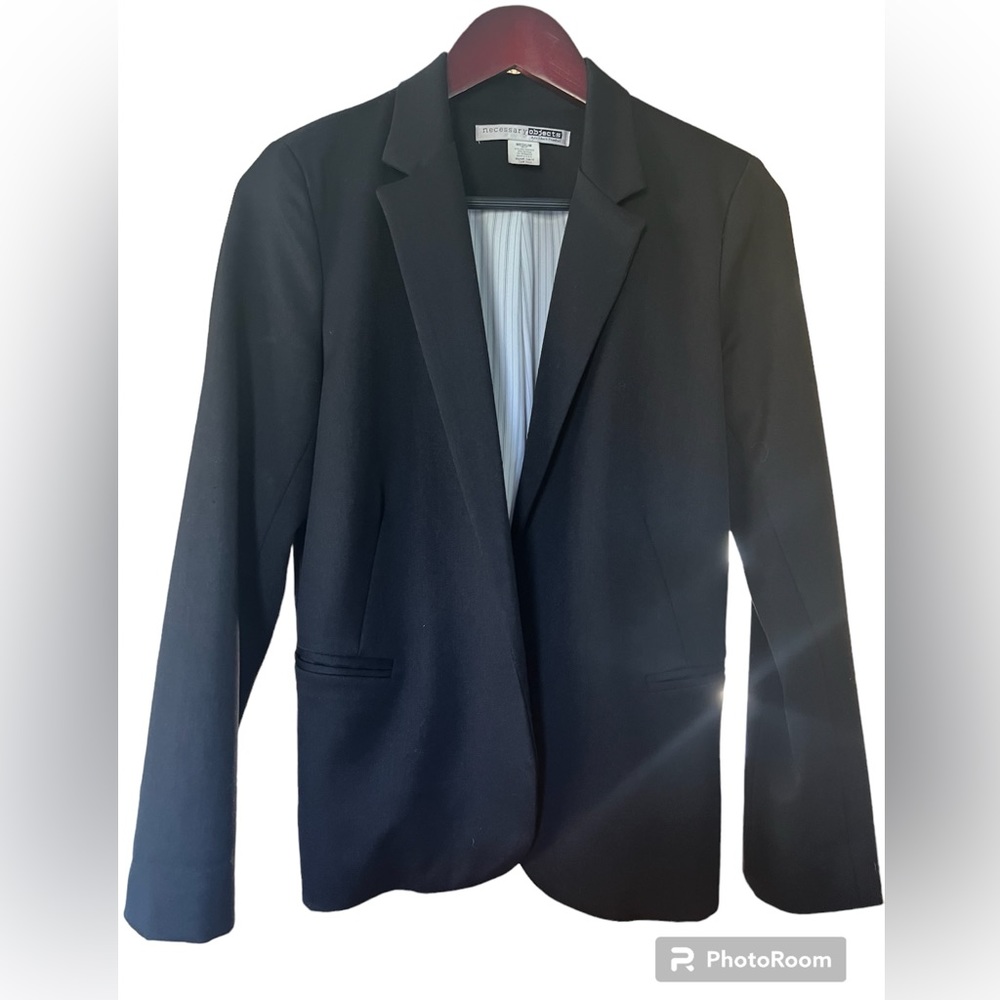 Black formal business blazer size M